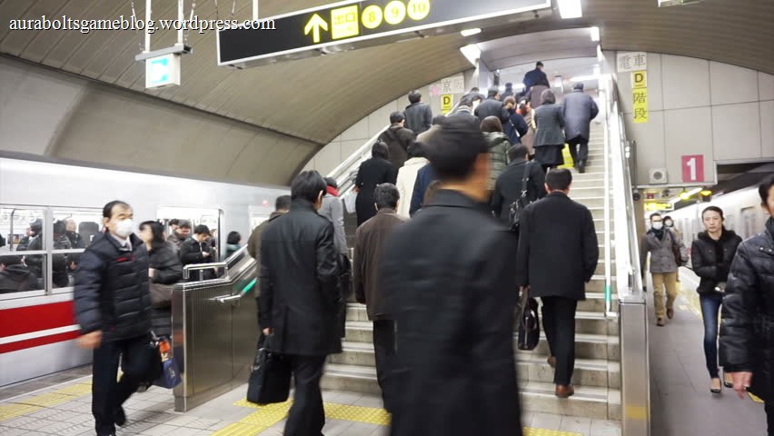 Osaka Japan March 2015 Japanese Salaryman